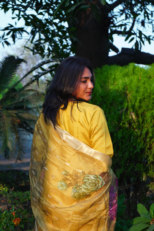Yellow Kurta Set with Dupatta