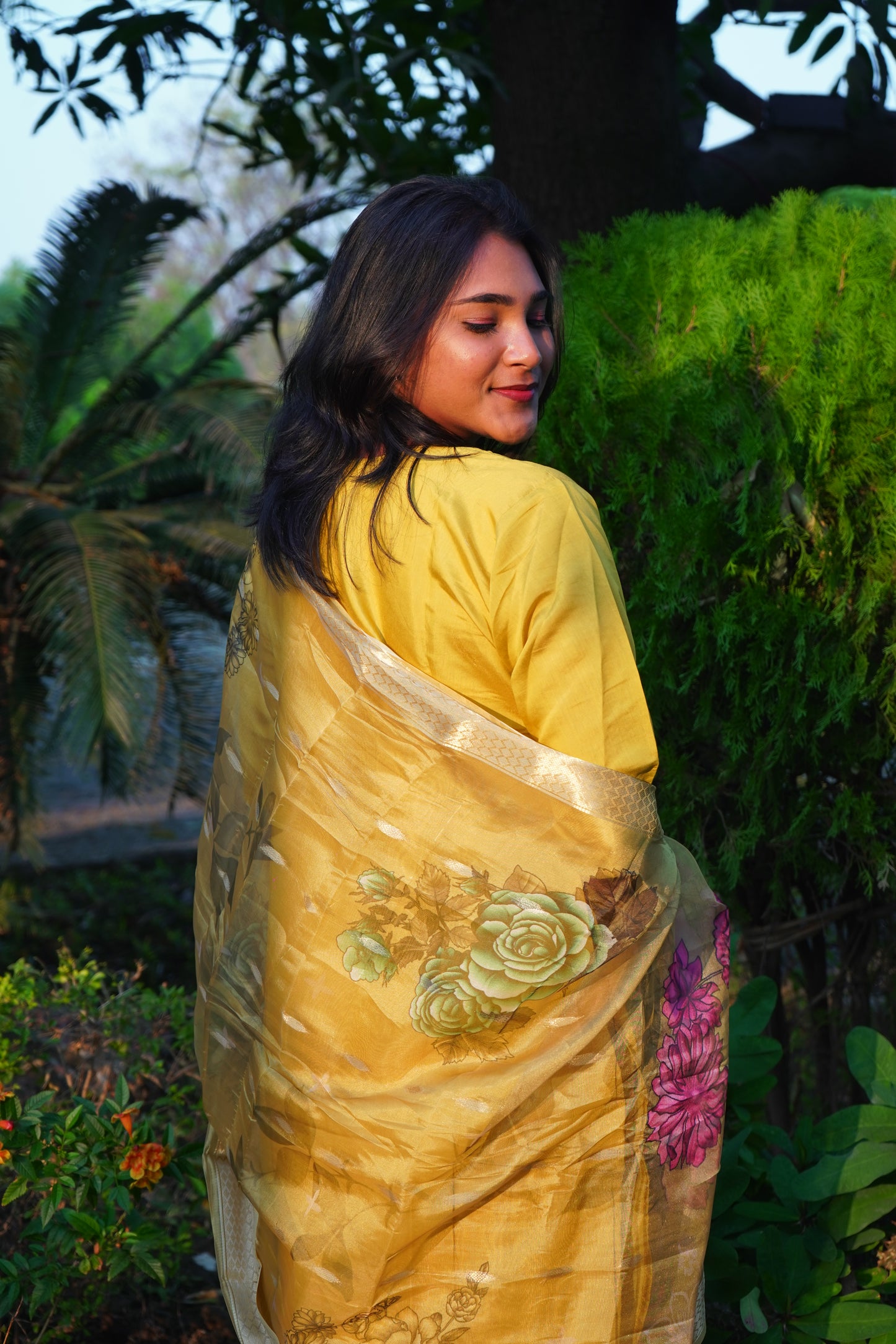Yellow Kurta Set with Duppatta